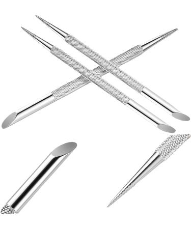 Metal Stainless Steel Cuticle Pusher Manicure Stick Cuticle Remover Professional Care Tool Dotting Pen - Buy Online on GoSupps.com