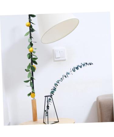 HOMSFOU 3 Pcs Simulation Lemon Rattan Lemon Vines Decorative Fruit Artificial Lemon Artificial Vines Garland Summer Garland for Mantle Lifelike Fruit Decoration Wedding Plant Stem Plastic Yellowx3pcs 100x10cmx3pcs - Buy Online on GoSupps.com