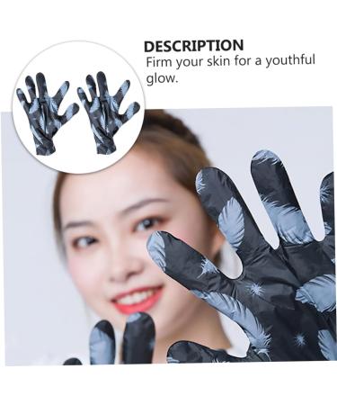 FOMIYES 2 Pairs Hand Mask Hand Moisturizer Gloves Gauntlet Foot Mask Gloves for Dry Hands Locking Glove Bedtime Gloves Overnight Hand Gloves Hand Care Mask Exfoliating Gel Non-Woven Fabric - Buy Online on GoSupps.com
