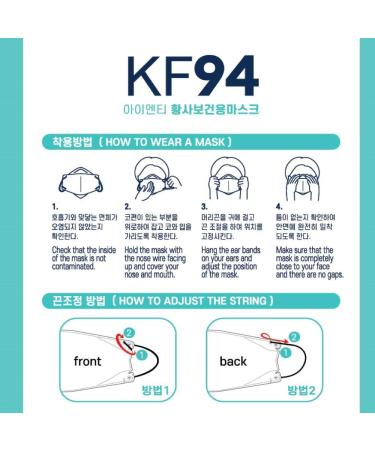 30 Pack KF94 White Masks | 4-Layered Face Safety | Adjustable Earloop | FDA Registered | Individually Sealed | Made in Korea - Buy Online on GoSupps.com