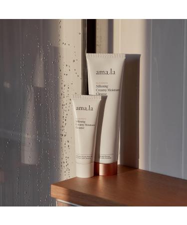 Amala Silkening Creamy Moisture Cleanse - Gentle Facial Cleanser Dissolves Impurities Lifts Makeup Clears Pore-Clogging Debris - AHAs & Plant Seed Oils (150ml) 5.07 Fl Oz (Pack of 1) - Buy Online on GoSupps.com