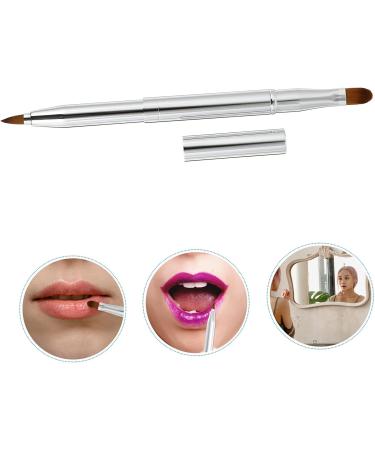 minkissy Flat Concealer Brush Silicone Makeup Applicator Travel Makeup Dual End Lip Brush Set De Maquillaje Retractable Lip Brush for Lipstick Flexible Lipstick Brush Lip - Buy Online on GoSupps.com
