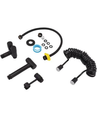 High Pressure Toilet Bidet Sprayer Kit - Modern Brass Toilet Spray for Women - Black Bathroom Fixture - International Shipping Available - Buy Online on GoSupps.com