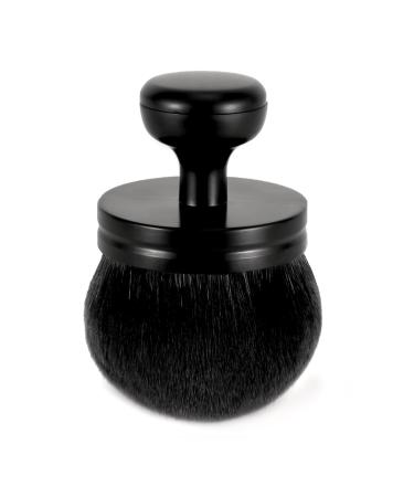 Extra Large Self Tanning Brush Self Tanner Brush Wide Head Bronzer Body Makeup Brush Oval Foundation Blend Tool Legs Back Applicator Sunscreen Spray Tan Blending Beauty Brush for Kabuki Face (Black)