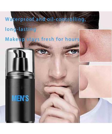 Men's makeup cream moisturizing spot-covering light nude makeup cream oil control and hydration men's concealer isolation cream long-lasting refreshing non-sticky hide pores cover blemishes 2pcs - Buy Online on GoSupps.com
