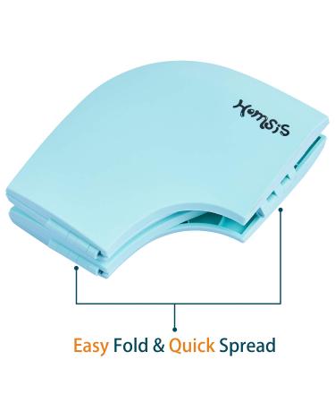 Folding Travel Potty Seat for Boys and Girls | Fits Round & Oval Toilets | Non-Slip Suction Cups | Aqua - Buy Online on GoSupps.com