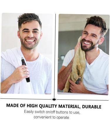 FOMIYES 3-Pcs Nose Hair Trimmer Set - Electric Facial Hair Remover & Body Hair Shaver - Portable Battery-Powered Nose Hair Epilator - Buy Online on GoSupps.com