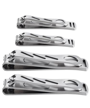 HQY Heavy-duty and Stainless Steel Nail Clipper Set - Fingernail and Toenail Clipper Set