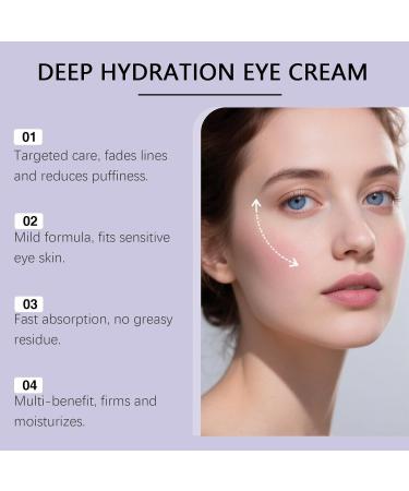 Eye Cream for Dark Circles & Puffiness Deep Hydration Eyecream Formula with Retinol Caffeline Hyaluronic Acid Peptides Reduce Wrinkles Fine Lines 0.53 0z - Buy Online on GoSupps.com