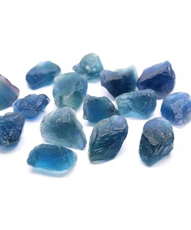 Room Decoration Natural Crystal Rough 100g Lot Bulk Random Natural Blue Fluorite Quartz Rough Raw Crystal Stone Rock Specimen Home Decoration 100g bulk (5-10pcs)