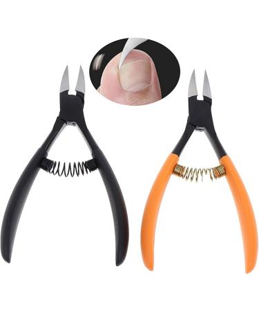 Nail Clipper Orange Soft Nail Cuticle Nipper Stainless Steel Tweezer Clipper Dead Skin Remover Scissor Plier Manicure Nail Art Tool (Color : Orange) - Buy Online on GoSupps.com