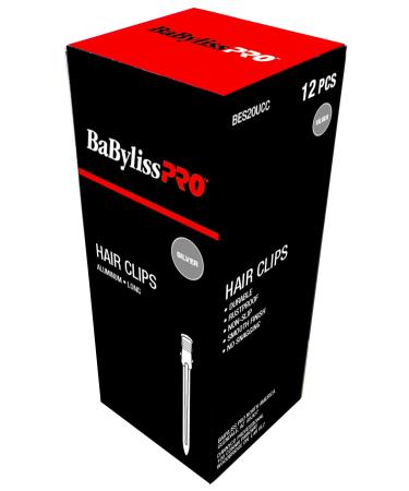 BaBylissPRO Aluminum Do-All Hair Clips 12 per Box