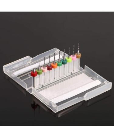 Gonnely Drill Bit Set - 10pcs 0.6-1.5mm Carbide Micro Drill Bits for CNC & PCB - International Shipping Available - Buy Online on GoSupps.com
