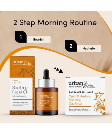 Buy Urban Veda Soothing Facial Oil - Soothe & Hydrate Your Skin | International Shipping Available - Buy Online on GoSupps.com