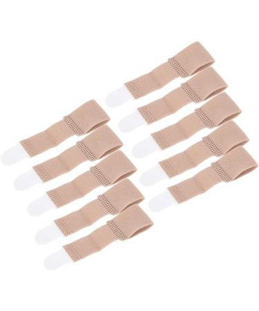 Orthopedic Hammer Toe Corrector 10pcs - Toe Straightener Splint with Cushioned Bandages for Crooked Toes - Buy Online on GoSupps.com