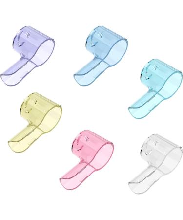 Seplouis Toothbrush Head Covers - 6-Pack Multicolor for Oral-B & IO Electric Toothbrush Heads | International Shipping Available - Buy Online on GoSupps.com
