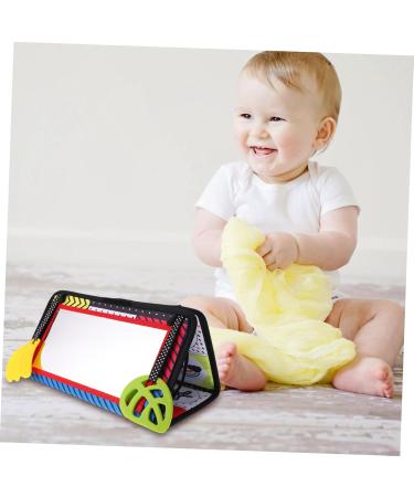 Ibasenice Zerrpiegel Fabric Book & Abdominal Mat with Mirror | Baby Belly Time Reflection Toy for 3-6 Months | Toddler Puzzle Toy - Buy Online on GoSupps.com