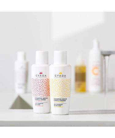 GYADA COSMETICS Dry shampoo for red hair soothing and invigorating gives volume and freshness for red hair with hibiscus extract Aloe Vera vitamin B5 and rice starch 50 g - Buy Online on GoSupps.com
