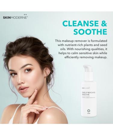 SKIN MODERNE++ Makeup Removing Smoothie - Gentle Vegan Cleansing Oil with Rosa Canina - 150ml | Plant-Based Skincare for All Skin Types - Buy Online on GoSupps.com