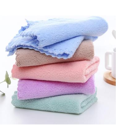 PATKAW Microfiber Facial Wash Cloth: Makeup Remover Cloths -Reusable Face Wash Cloth Cleansing Towel - 9.84x9.84x0.16 inch Soft Face Washcloth for Face (Random Color) - Buy Online on GoSupps.com