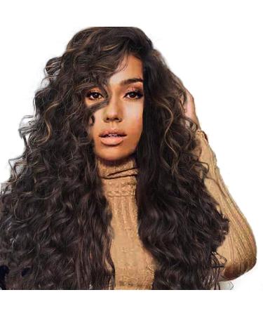 Wig Hair Women Brown Afro Curly Curly Locks Cosplay Synthetic Long Hair Long Anime Human