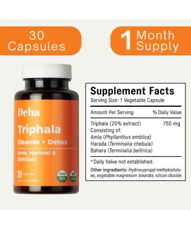 Deha Complete Wellness Bundle Shilajit Gummies Ashwagandha Bacopa Capsules 7-in-1 Immune Support Tablets & Triphala Digestive Cleanse Energy Focus Immunity & Gut Health Non-GMO Vegan - Buy Online on GoSupps.com