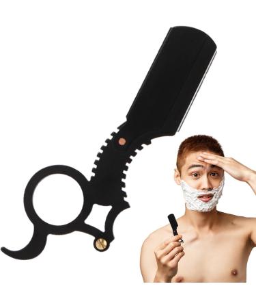 ONLYNERY Finger Razors - Professional Crazier Razor for Precise Shaving Mustache Grooming | Ideal for Home Salon Travel & Outdoor Adventures - Black - Buy Online on GoSupps.com