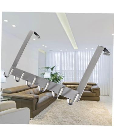 Alipis Stainless Steel Hooks Behind Door Organizer Hooks Coat Hanger Rack Hook up Clothes Hook No Punching - Buy Online on GoSupps.com