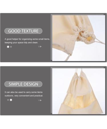 Outanaya Hair Dryer Storage Bag Hair Dryer Case Curling Iron Pouch Hairdryer Travel Velvet Bag Curls Pvc 32x28x0.6cm Beige - Buy Online on GoSupps.com