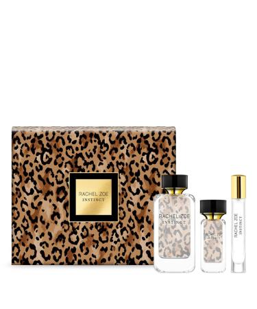 RACHEL ZOE Instinct Gift Set - Women's Perfume Eau de Parfum Sprays - Floral Musk - 3 pc Instinct 1 Count (Pack of 1)