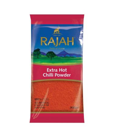 Rajah Chilli Powder Extra Hot 400g 400 g (Pack of 1) - Buy Online on GoSupps.com