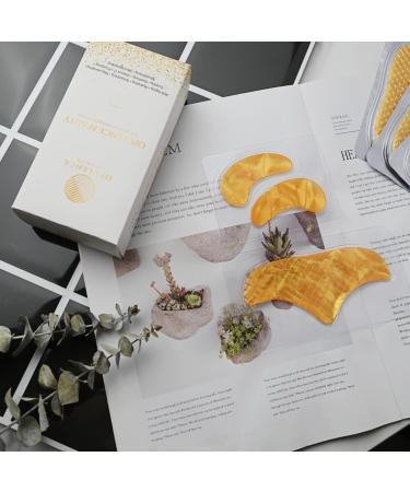 OpulenceBeauty 24k GOLD Luxury Collagen Under Eye Patches and Anti-Wrinkle Forehead Pads. Targets Forehead Wrinkles Frown Lines Dark circles Puffy Eyes and Under Eyes Bags. 20pc set. - Buy Online on GoSupps.com