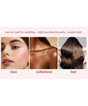 Highlighting and Finishing - Fairy Highlighter Natural Stereo Contour Collarbone Patting Powder Highlighting Makeup (03) - Buy Online on GoSupps.com