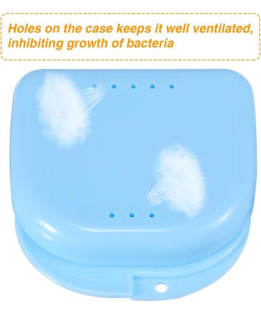 6 Pieces Retainer Case Mouth Guard Case Orthodontic Denture Storage Container (Multicolor 1) - Buy Online on GoSupps.com