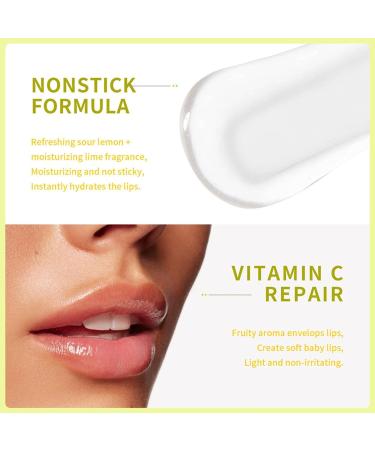 Hydrating Lip Oil | Natural Clear Hydrating Cute Fruit Lip Cosmetics Natural Lip Makeup for Wedding Banquet Party Skin Friendly Portable Lip Care Product for Daily Life Samuliy 1# avocado - Buy Online on GoSupps.com