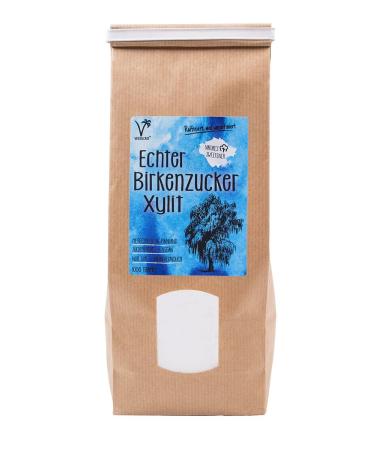 Herbal Shop Real Birch Sugar (Xylitol) Natural Sugar Substitute Without Corn from Finland (1 x 1kg)
