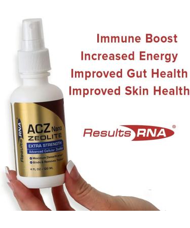 Results RNA ACZ Nano Zeolite Extra Strength - Superior Cellular Detox & Immune Support (4 oz) - Buy Online on GoSupps.com