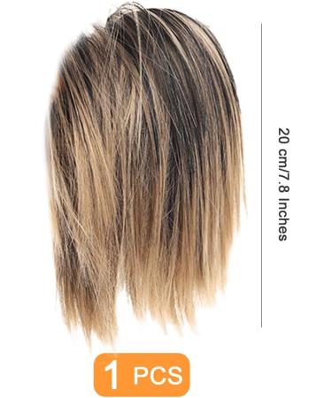 Traziewell Ombre Hair Extensions Hair Pieces Scrunchies for Ladies High Temperature Wire Messy Bun Hair Piece Chignons Hair Accessories 0812 FH000812 One Size - Buy Online on GoSupps.com