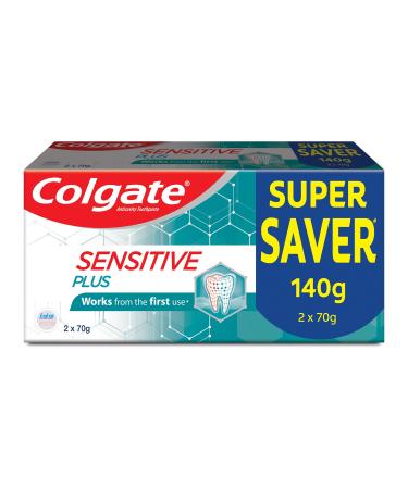 Colgate Sensitive Plus Toothpaste with Pro Argin Formula for Sensitivity Relief 140gm