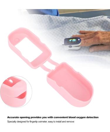 Shell Compact Fingertips Pulse Oximeter Case - Soft Silicone Cover for Comfortable Protection at Home - Portable Pink Design - Buy Online on GoSupps.com