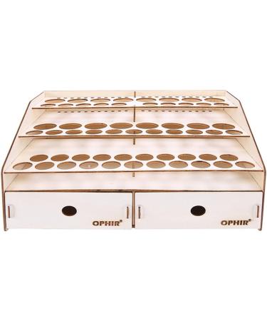 OPHIR Wooden Paint Rack Stand with Cabinet Holder for 58 Bottles - Paints Organizer & Storage Solution - Buy Online on GoSupps.com