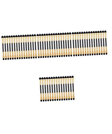 Healeved 60 Pcs Eye Shadow Brush Suits Eyeshadow Sponge Brush Makeup Accessories Shadow Foam Plastic