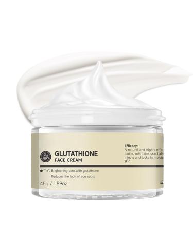 Glutathione Face Moisturizer for Women - Face Cream for women - High Moisturizing Face Moisturiser - Anti Aging Face Cream - Soothing Brightening Reduces Dark Spots Age Spot Even Skin Tone