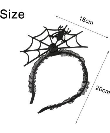 Halloween Spider Headband for Women Halloween Headband for Women Halloween Spider Web Headband Halloween Hairband Spider Hair Accessories Halloween Headwear for Women Halloween Costume Accessories - Buy Online on GoSupps.com