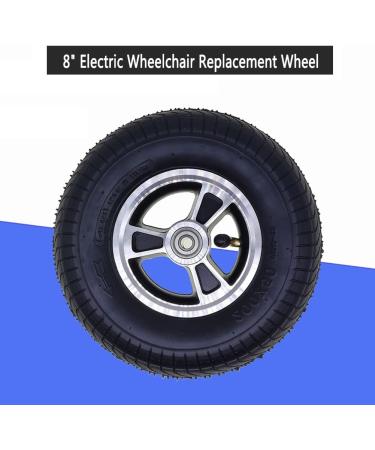 Wheelchair Wheels Wheelchair Front Castor (200x50) 8-inch Electric Wheelchair Replacement Wheel Wheelchair Front Wheel with Bearing (5/16") Inflatable Wheelchair Castor Accessories - Buy Online on GoSupps.com