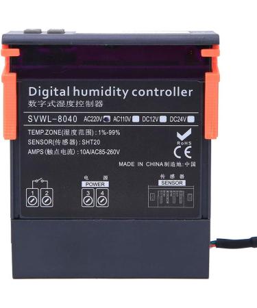 Digital Humidity Controller HM40 - 1-99% RH 220V Temperature Sensor for Humidifiers - Buy Internationally - Buy Online on GoSupps.com