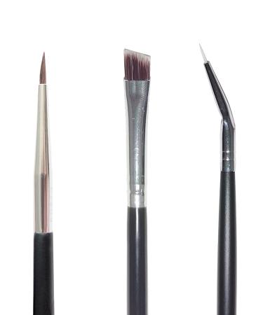 DogieLyn Eye Makeup Gel Eyeliner Brushes - 3 Piece Set - Buy Online on GoSupps.com