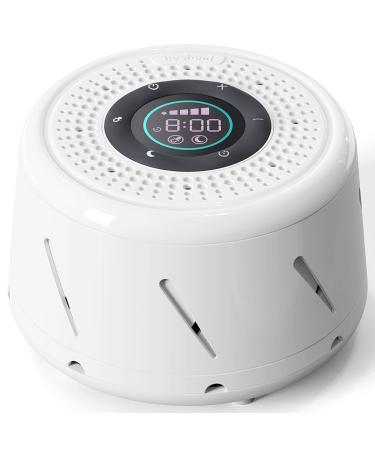 Bestand White Noise Machine New Generation Real Fun Sleeping Sound Machine with Intelligent Mode, Timer and LED Display for Noise Cancelling Sleep Therapy Office Privacy Travel Adults Baby Milk