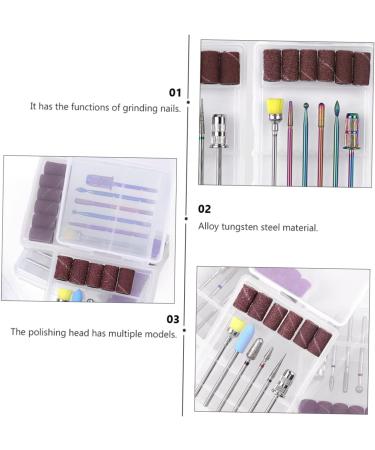 BESPORTBLE 1 Set Nail Polisher Nail Drill Bit Nail Replacement Bits Nail Manicure Tools Nail Tools Manicure Sanding Bands Manicure Drill Bits Stainless Steel. Silicone. Quartz. Ceramics - Buy Online on GoSupps.com