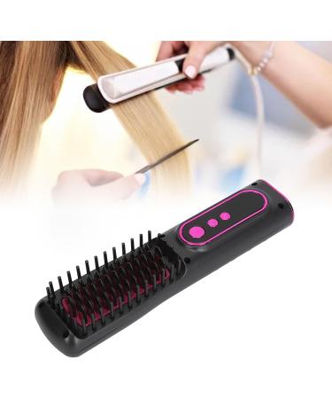 USB Rechargeable Hair Straightener Brush Cordless Heated Comb for Fast Frizz Control | Perfect Gifts for Women - Buy Online on GoSupps.com
